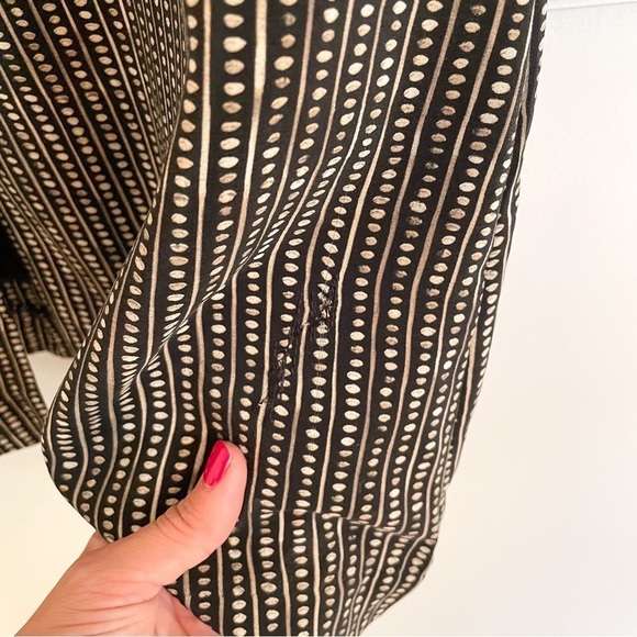 Yansi Fugel Vintage Minimalist Silk Print Midi Dress 6 - Picture 10 of 10